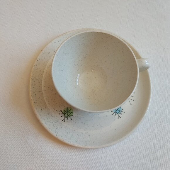 Atomic Starburst 'Les Etoiles' Tea Cup and Saucer - Picture 2 of 6